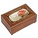 Cottage Garden Grandmother Woodgrain Petite Rose Music Box/Jewelry Box Plays How Great Thou Art