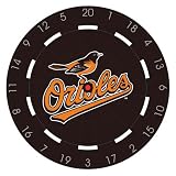 MLB Baltimore Orioles Bristle Dart Board With Darts And Flights