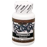 Tadin Tea, Spirulina, 60-Capsules in 1.7-Ounce Bottle (Pack of 4)