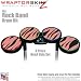 Zebra Stripes on Pink Skin by WraptorSkinz fits Rock Band Drum Set for Nintendo Wii, XBOX 360, PS2 & PS3 (DRUMS NOT INCLUDED)