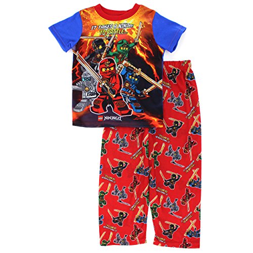 Lego Ninjago Boys Short Sleeve Poly Pajamas