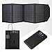 Levin™ 20W High Powered Foldable Laptop Solar Panel Charger with 16000 mAh Multi-Voltage (5V / 8.4V / 9V / 12V / 16V / 19V / 21V) Laptop External Battery Pack Charger for Notebooks and Apple devices(iPhone, iPad and other Apple devices are all included), Samsung ,Windows Phones and All Other Android Devices. (Black)