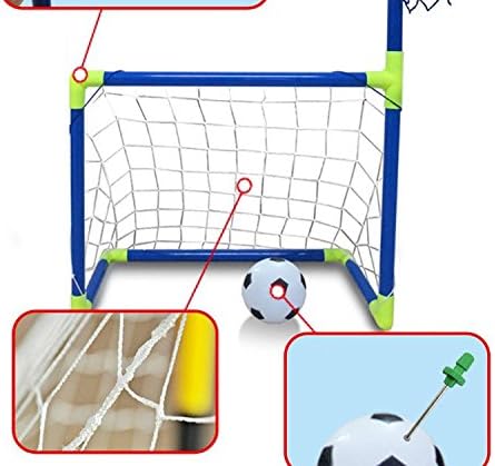 2 in 1 Removable assembly football Children Soccer Goal Indoor and outdoor toy Educational Fitness Toys Basketball Bracket Combo