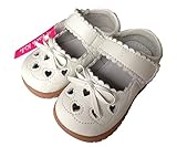 (ピーチキッズ)Peach Kids リボンモチーフ ベビーシューズ (24：内寸14.5cm, ホワイト)