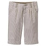 Girls' Mossimo® Pleated Striped Capri Pants - Buckwheat