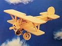 "ABC Products" Legends Of The Air Wooden Aircraft (Nieuport 17 Plane)