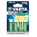 Varta 56763 AAA Micro Akku (1000 mAh, 4er Blister)