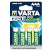 Varta 56763 AAA Micro Akku (1000 mAh, 4er Blister)