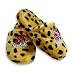 Secret Treasures - Ladies Leopard Slipper, Tan, Black Image