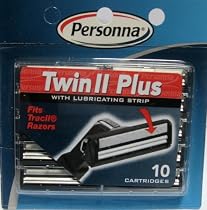 50 Twin II Plus Razor blades with Lubricating Stip for Gillette Trac 2 (Trac II) razor!
From Personna

