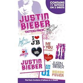 Justin Bieber Tattoo Pack