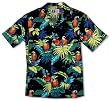Jungle Parrots Men's Hawaiian Aloha Shirt