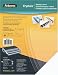 Fellowes Binding Covers Crystals Clear Oversize 25 Pack (52309)