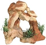 Nobby 28074 Aqua Ornaments ""LAVA-FELS"" mit Pflanzen 22.5 x 16 x 21.8 cm