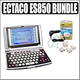 Ectaco Partner ES850 English-Spanish Talking Electronic Dictionary Plus Accessory Bundle