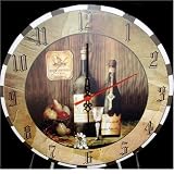 WALL DECOR CLOCK,FRUIT,TUSCANY WINE BOTLLE DECOR