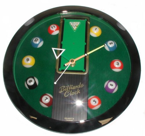Billiards Clock by Quartz