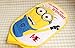 Blue Fireflies Minions Folding Laundry Basket Pop up Open Hamper Clothes Storage Mesh Basket
