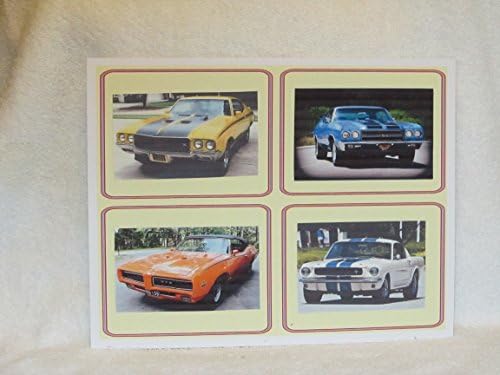 Home Novelty Signs - Muscle Cars of the 60's and 70's
