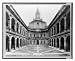 Historic Print (L): Roma. Cortile del Palazzo della Sapienza, costruito dui disegni di Giacomo della Porta /