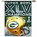 NFL Green Bay Packers Super Bowl Champs 27-by-37 inch Vertical Logo Flag