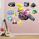 Mario Kart Wii Princess Peach Giant Wall Decal Party Supplies