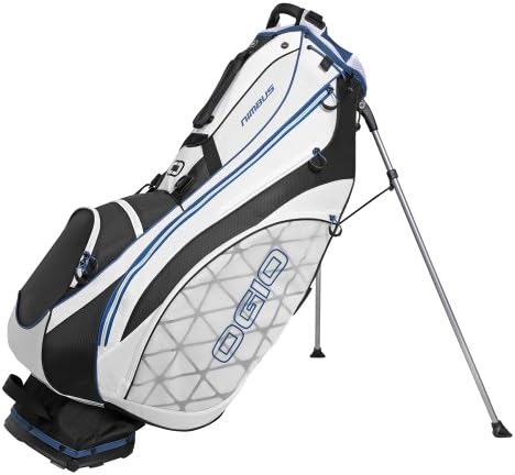 Ogio Men's Nimbus Lightweight Stand Bag, White, 36-Inch