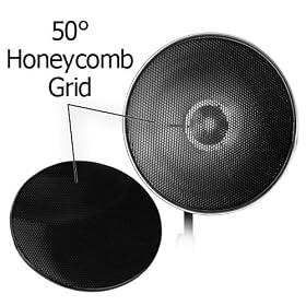 Fotodiox 10-Grid-28in Fotodiox Pro, honeycomb Grid for 28-Inch (70CM) Reflector, Beauty Dish, Beautydish - Black