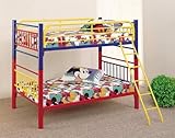 IMAGE OF Bunk Bed - 3 Inch Twin / Twin Size Bunk Bed in Multicolor - Coaster