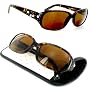 "Diamonds and Pearls" designer bifocal sunglasses for glamorous women who read in the sun!