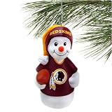 Washington Redskins Resin Snowman Ornament