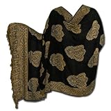 Royal Kraft提供 Apparel & Shoes Online Shop Ranking 24. Handmade Paisley Stole In Cotton With Pipes And Ankle Bells (Free Shipping) Stle0008r