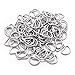 Onwon 100 Pieces Metal D Ring, 1/2 Inch Semi-Circular D Ring Heavy Duty Buckle for DIY Accessories, Belts, Backpacks, Harnesses and Pets Collars (100 Pieces, 1/2 inch)