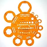 Metric Nuts Bolts Screws Welding Symbols Drawing Drafting Template Stencil