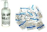 Beyond Seven Crown Latex Condoms Lubricated 72 condoms Liquid Silk 250 ml Lube Personal Lubricant Economy Pack