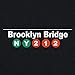 Brooklyn Bridge NYC Men's T-Shirt-X-Large