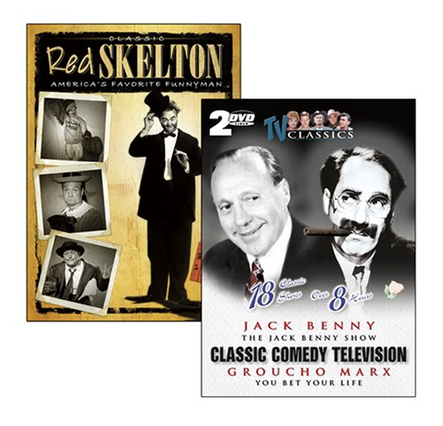Red Skelton: America's Favorite Funnyman / Groucho Marx - You Bet Your Life / The Jack Benny Show (4-DVD Pack)