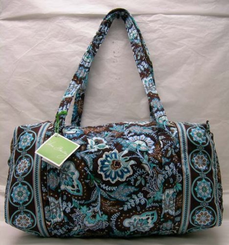 Vera Bradley Small Duffel Bag in Java Blue Vera Bradley Small Duffel Bag in Java Blue