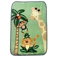 Nojo Jungle Babies Luxury Plush Throw Blanket