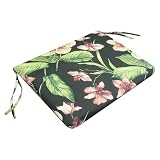 1-Person Glider Pad Cushion - Brown Floral