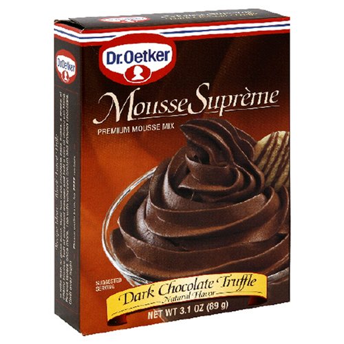 Oetker Mousse, Dark Chocolate, 3.1-Ounces (Pack of 12) by Dr. Oetker