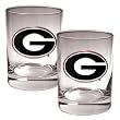Georgia Bulldogs NCAA 2pc Rocks Glass Set by Great American Products