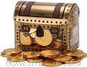 Pirate Treasure Chest Full of Gold (Chocolate Coins)!