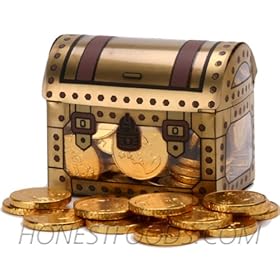 Pirate Treasure Chest Full of Gold (Chocolate Coins)!