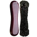 Standard 10-1/2" Horsehair Pool Table Brush, Mahogany