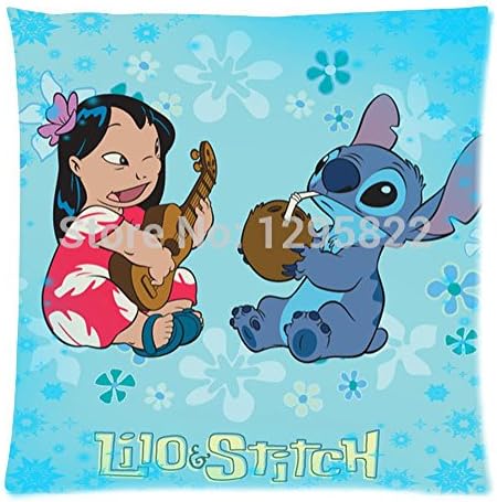 easyLife Custom Lilo &Amp; Stitch Printed For 18X18 Inch Pillow Cases (One Side) (Pc18-965)
