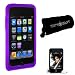 (Purple) Apple iPod Touch 3rd Generation Silicone skin case cover for iPod Touch 2G 3G, iTouch 8GB, 16GB, 32GB, 64GB