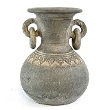 Handmade Antique Style Terra-cotta Flower Pot Vase With Hand-etched Design