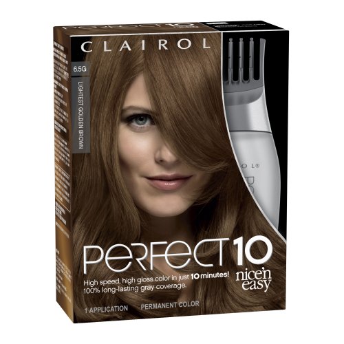 Clairol Nice \'N Easy Perfect 10 #6.5G Lightest Golden Brown (Haarfarbe) Preisvergleich