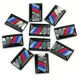 10pcs Self-Adhesive M Tec Sport BADGE STICKER EMBLEM fits BMW M3 M5 M6 Wheel New